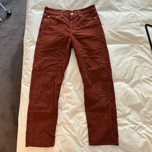 Levi’s wedgie straight fit corduroy jean pants